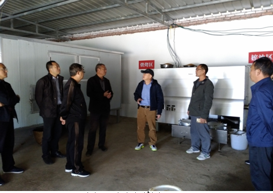 肖立军一行考察分拣中心